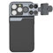 For iPhone 14 pro max 14 Plus Case Vlogging Lens Kit 5 in 1, 30X Macro Lens -CPL Wide Angle-180° Fisheye Lens- 2X Telephoto Lens for iPhone 14 Accessori (5-in-1 for 14 pro)