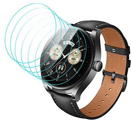 GIOPUEY Protection Écran pour Huawei Watch Buds, [6 Packs] Ultra-Mince et Doux TPU écran Protecteur [Anti-Rayures] [Anti-Bulle] Ultra-Mince Film - Transparent