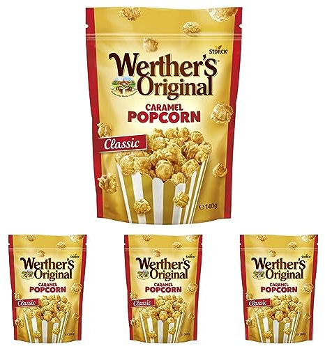 Werther's Original - Palomitas Caramel 140g (Paquete de 4)