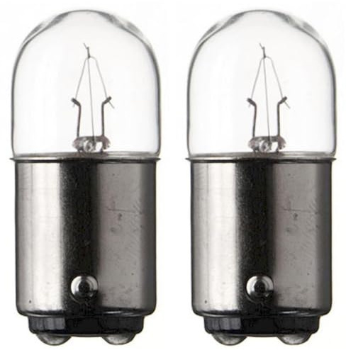 Generisch 2 x Glühlampe 24V 10W Ba15d Kugelbirne für Nutzfahrzeuge