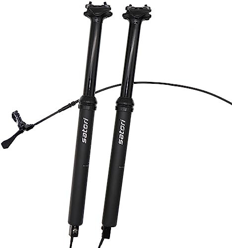 DJC MTB Dropper reggisella Southpaw regolabile in altezza, Satori Sorata Pro 150 mm di viaggio, cavo interno di routing telecomando cablato 485 mm (diametro 30,9 mm)