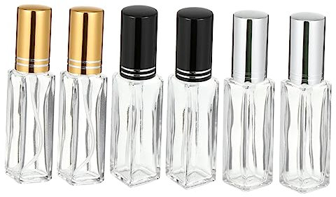 Ipetboom 6pièces Bouteille Vaporisateur Rechargeable Transparent De Flacons Éléguants Pour Parfum Lotion Et Huiles Essentielles Étanche Et Pratique Pour Voyage Et Usage Quotidien