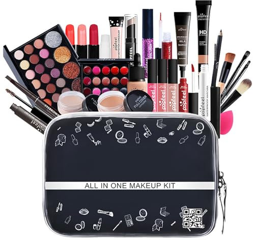 TEMU-SC 27 STK All In One Makeup Kit, Make up set für frauen, Makeup set damen, COSMETICS Beauty Box