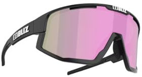 Bliz Damen Fusion Small Sonnenbrille, Matt Black/Brown W Rose Multi, Einheitsgröße