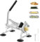 VEVOR Coupe-Frites Commerciale, Trancheuse à Légumes Fruits Manuelle 9,5 mm, Coupe-Légumes en Acier Inoxydable et Alliage d'Aluminium, avec Pieds Antidérapants, pour Radis, Oignons, Pommes de Terre
