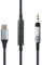 ABLET USB C to 2.5mm Audio Cable Compatible with Audio Technica ATH-M60X ATH-M50x ATH-M40x ATH-M70x Headphone, Remote Volume Mic Compatible with iPhone 15/iPad for Samsung for Oneplus Android Phone