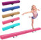 LeapBeast Schwebebalken für Zuhause, Training Klappbarer Schwebebalken mit Rutschfestem Boden und Tragetasche, Balance Fitness Ausrüstung für Kinder Training Turnen Übung (Rosa, 270.0 Zentimeter)