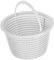 Toddmomy Filterkorb Schwimmbad Siebe Pool Ahock Schwimmkorb Mesh-Pool-skimmerkorb Pool-tropfkorb Filterversorgung Filterkörbe Für Pools Poolkorbskimmer Pool-korbfilter Poolskimmer Weiß Abs