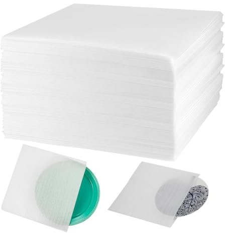 FAAING 100 Stück Schaumfolie für Geschirr 30 x 30 cm, Schaumfolie Umzug Verpackung, Kissenschaumbeutel Schaumstoffbeutel für den Versand, zum Schutz von Geschirr, Gläsern
