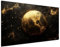 DARO Design® Wandbild Groß 84x56 cm XXL Wohnzimmer Wanddeko Schlafzimmer Zimmerdeko Wandgemälde Zimmer Deko auf Wand Dekoration Wall Art Erde Erdball Globus Weltraum Weltall Sterne
