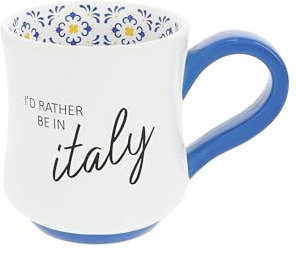 Pavilion Gift Company - Italy - 16 oz Stoneware Mug Coffee Tea Mediterranean Italian Summer Vibrant Drinkware