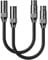 Fosi Audio Câble XLR 0,3 m, lot de 2 Câbles Préampli vers Ampli de Puissance, Blindage Durable pour Amplificateur ZA3 ZD3, DAC, Préampli, Microphone