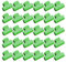 Wopanxye Lot de 30 colliers de serrage de 8 mm pour tubes de tuyau en PVC de 7 à 9 mm, ensemble de pinces coupe-vent pour film de serre, filet d'ombrage extérieur, anneau de jardin pour couverture de