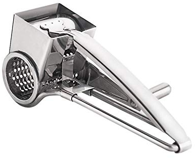 Rotary Cheese Grater Stainless Steel Graters for Kitchen Chocolate Hand Cranked Cheese Grater