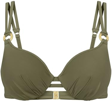 Triumph Summer Twist WP 01, Bikini Top Damen, Grün (Sage Green), 46