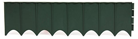 Prosper Plast IKRR-R851 595 x 16 cm Gartenzaun, sortiert (braun, Terrakotta, grün) (10-teilig)