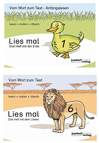 Lies mal! Heft mit der Ente und Löwe Heft 1,6