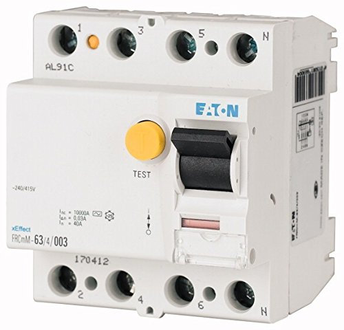 Eaton FRCMM-25/4/003 Interruptor Diferencial, 25A, 4P, 30mA, Clase AC