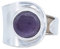 Ring 925 Silber Amethyst lila Stein größenverstellbar Edelstein echt Silber Damen Sterling Silber Geschenk (MRV-062-01)
