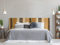 Tête de lit en PVC Texture Antique Droite Verticale Bois Multicolore 115 x 60 cm Disponible en Plusieurs Tailles Tête de lit légère, élégante, résistante et économique