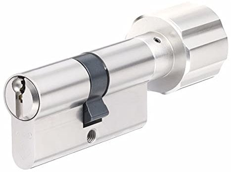 ABUS Vitess 1000 Knaufzylinder 30/60K | Türzylinder Profilzylinder Schließzylinder mit Knauf | Bohrschutz & technischer Kopierschutz | Patentschutz bis 2034 | Inklusive 5 Schlüssel | Sicherungskarte