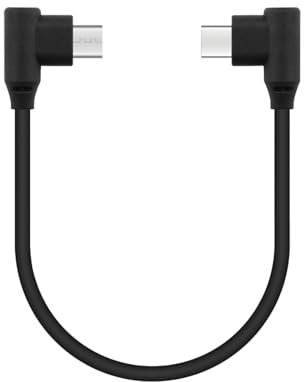 Geekria Type C to Micro USB OTG Charging Cable, Compatible with Mavic Pro 2 Right Angle, DJI Mavic 2, Mavic 2 Zoom, Mavic Pro, Mavic Air DJI Spark, USB-C Charge Cord (1FT Black)