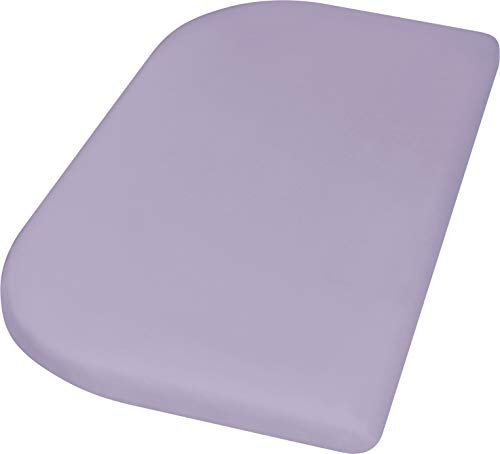 Playshoes 770324-10 Jersey-Spannbettlaken für das Beistellbett, Wasserdicht und Atmungsaktiv, 81 x 42 x 10cm, flieder, violett