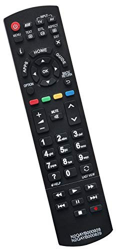 ALLIMITY N2QAYB000928 sub N2QAYB000829 Telecomando Sostituito per Panasonic Vier TV TX-39AS650E TX-39ASF657 TX-42ASE650 TX-50AS650B TX-50AS650E TX-55AXW634 TX-60AS650B TX-60AS650E TX-P42STW60