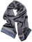 UK_Stone Klassisch Seidenschal Paisley Blumen Halstuch Herren Schal Grau