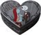 Enesco Disney Showcase Couture de Force The Nightmare Before Christmas Jack Skellington and Sally Jewerly Storage Joyero con Tapa, Resina, Multicolor, 1.26 in H x 2.99 in W x 3.5 in L