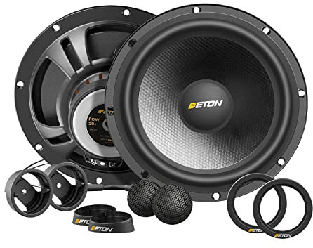 Mediadox 20cm/200mm Auto Front Lautsprecher/Boxen/Speaker Set von Eton (POW20+) kompatibel mit Skoda Superb 2 Typ 3T - 2008-2015