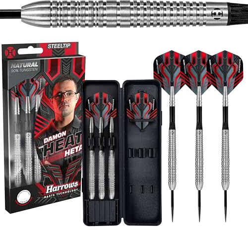 Harrows Damon Heta Natural 90% Steel Tip Darts-Set