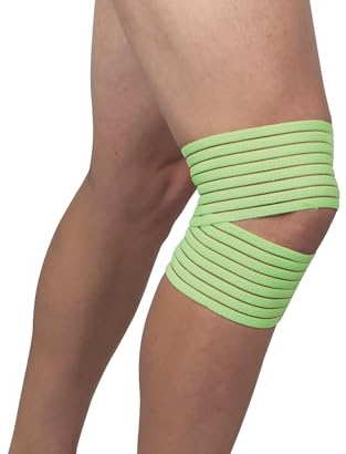 Hydas Universal Bandage, recycelt, zuverlässiger Halt für Knöchel, Knie, Ellenbogen oder Handgelenk, umweltfreundlich, Material komplett aus recycelten Plastikflaschen, waschbar, Universalgröße