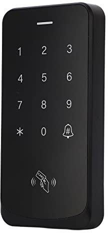 Zutrittskontrolltastatur IP67 Wasserdichter Drahtloser Digitaler Kartenleser Eingangstürschloss mit Blauer Hintergrundbeleuchtung Schlüsselloses Türschloss Langlebig