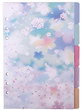 Séparateur de feuilles mobiles A5 A6 - Séparateur de feuilles mobiles - Pour agenda - Pages d'index (A5)