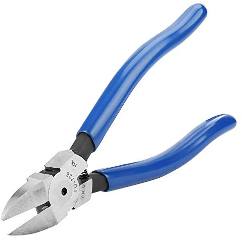 Seitenschneider 8 Zoll, ultrascharfe Präzisionsschneide | Drahtschneider für Feine Drähte, Elektronikarbeiten, Modellbau, Kabelbinder, Präzise Gerade Schneidekante