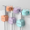 6 Pack Cable Tidy Clips Adjustable Cord Organiser Magnetic Cable Management Self Adhesive Wire Holder for Desk, Nightstand, Charging Cables, HDMI, USB, Audio Cable, Office, Home, Multicolor