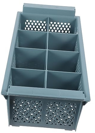 Hohopeti Cesta De Utensilios Para Lavavajillas Diseño De Organizador De Cubiertos y Recipiente De Drenaje Para Cocina Práctico y Para Almacenar y Cubiertos