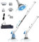 MKM Electric Spin Power Scrubber Brush UK For Cleaning Bathroom Tub And Tile Shower Floor, Cordless Automatic 360 Long Handheld Machine Tornado Rotating Motorized Tool Battery Operated Rechargeable