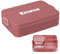 Mepal Brotdose mit Namen To Go - Personalisierte Bento Lunchbox - Für 4 Sandwiches oder 8 Brotscheiben - Brotbox Erwachsene - BPA-frei & Spülmaschinenfest - 1500 ml - Large - Vivid mauve
