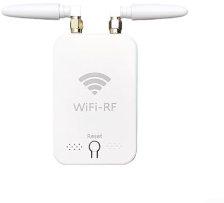 Para Tuya Smart WiFi RF Copiadora de control remoto compatible con puertas eléctricas Persianas enrollables Soporta hasta 10 dispositivos Duplicador de señal inalámbrico de 2.4 GHz para automatización