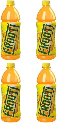 Mango Frooti Juice 600ml | Refreshing Mango Beverage | Ready to Drink Fruit Based Drink (Pack of 4)