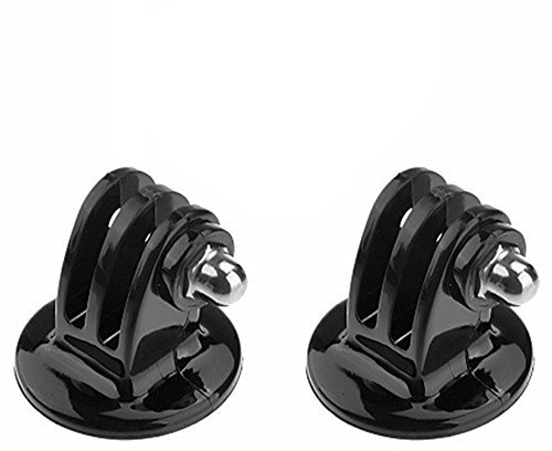 Tenlacum 2pcs Tripod Mount Adapter for Sport Camera HD Hero 1 2 3 Black Seat Conversion Nut Copper