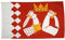 Flaggenfritze Fahne/Flagge Finnland Nordkarelien + gratis Sticker