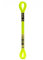 DMC 317W-E980 Polyester-Sticktwist mit Lichteffekten, 8 m, Neongelb
