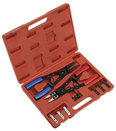 Sealey Ak8500 Circlip Pliers Set Internal/External 265Mm Heavy-Duty