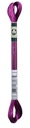 DMC 1008F-S550 Shiny Radiant Satin Floss, Amethyst, 8.7-Yard