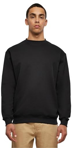 Urban Classics Men's Crewneck Sweatshirt Sweater, Black, XXXL
