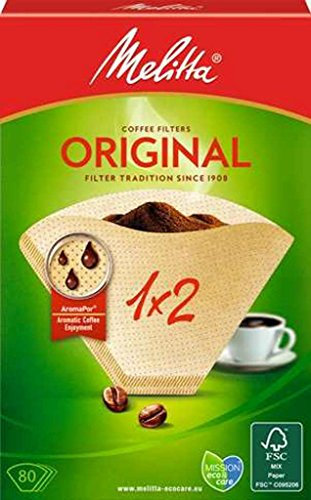 Melitta 17808.7 Kaffeefilter Ersatzteile, 6 Packungen mit 80 Filtern.