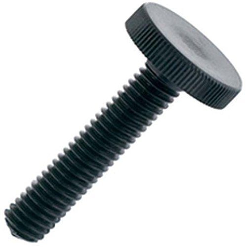 Kunststoff Rändelschrauben M5 40mm schwarz Nylon 6.6 10 Stück